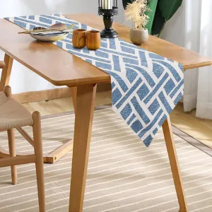 100% Cotton Table runner For 4 or 6 seater Dining / Centre Table - Ropeknot