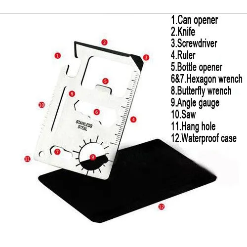 11 in 1 Card Survival Tool