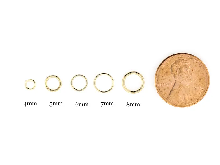 5mm 19ga Gold Filled CLOSED Jump Ring