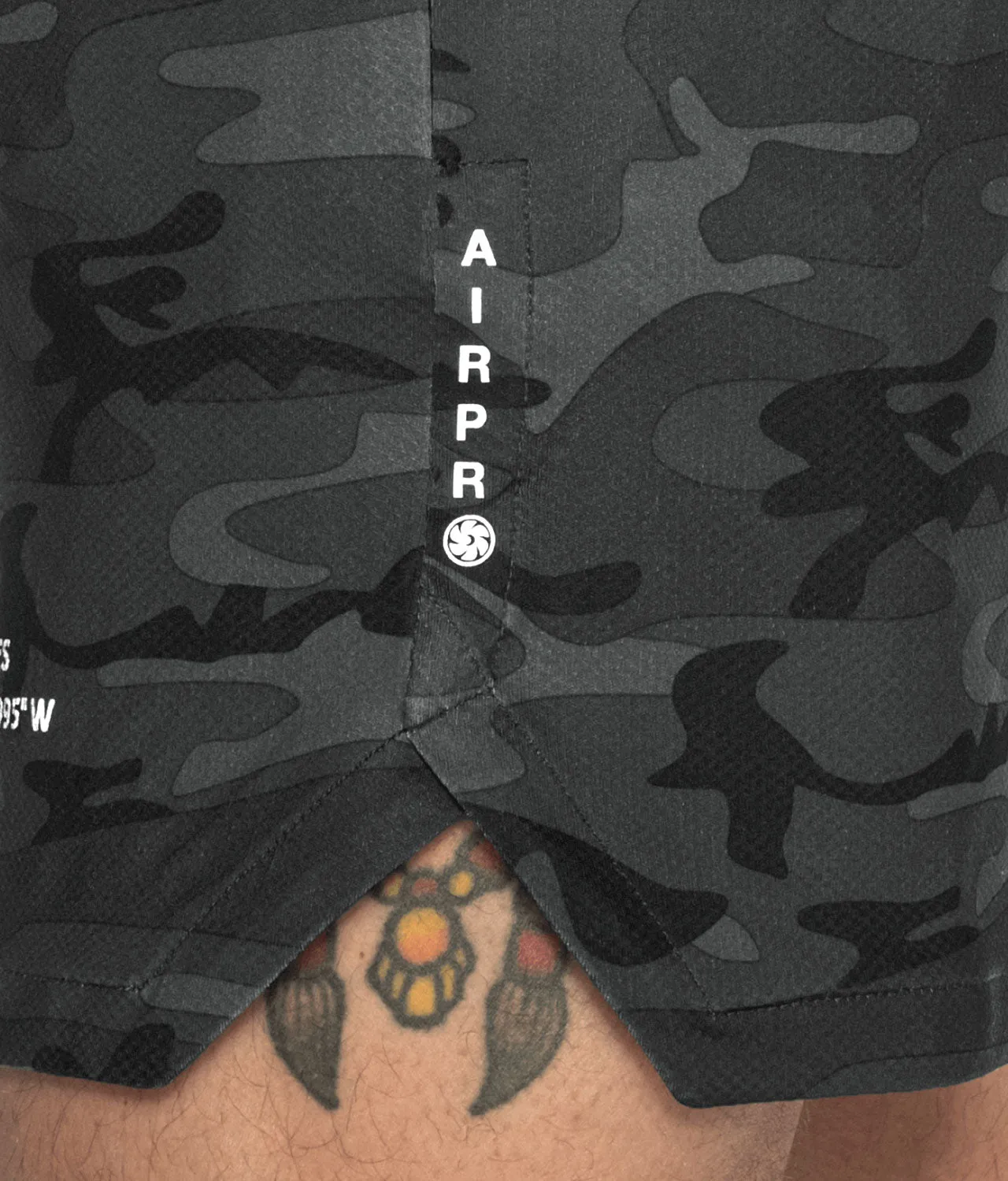 8100 . AirPro Regular-Fit Shorts - Grey Camo