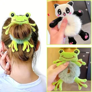 Adorable Cartoon Plush Headband for Girls Perfect Gift