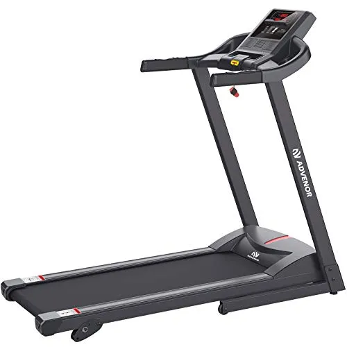 ADVENOR Treadmill Motorized Treadmills 2.5 HP Electric Running Machine Folding Exercise Incline Fitness Indoor (Black)