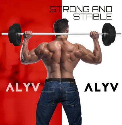 ALYV 20 kg Premium Steel Plate with ,One 4 Ft Plain and 1 Pair DM Rods Home Gym