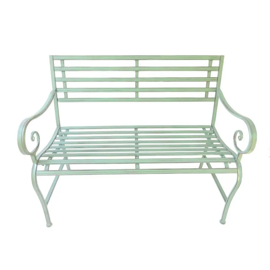 Ascalon Slatted Bench - 'Green'