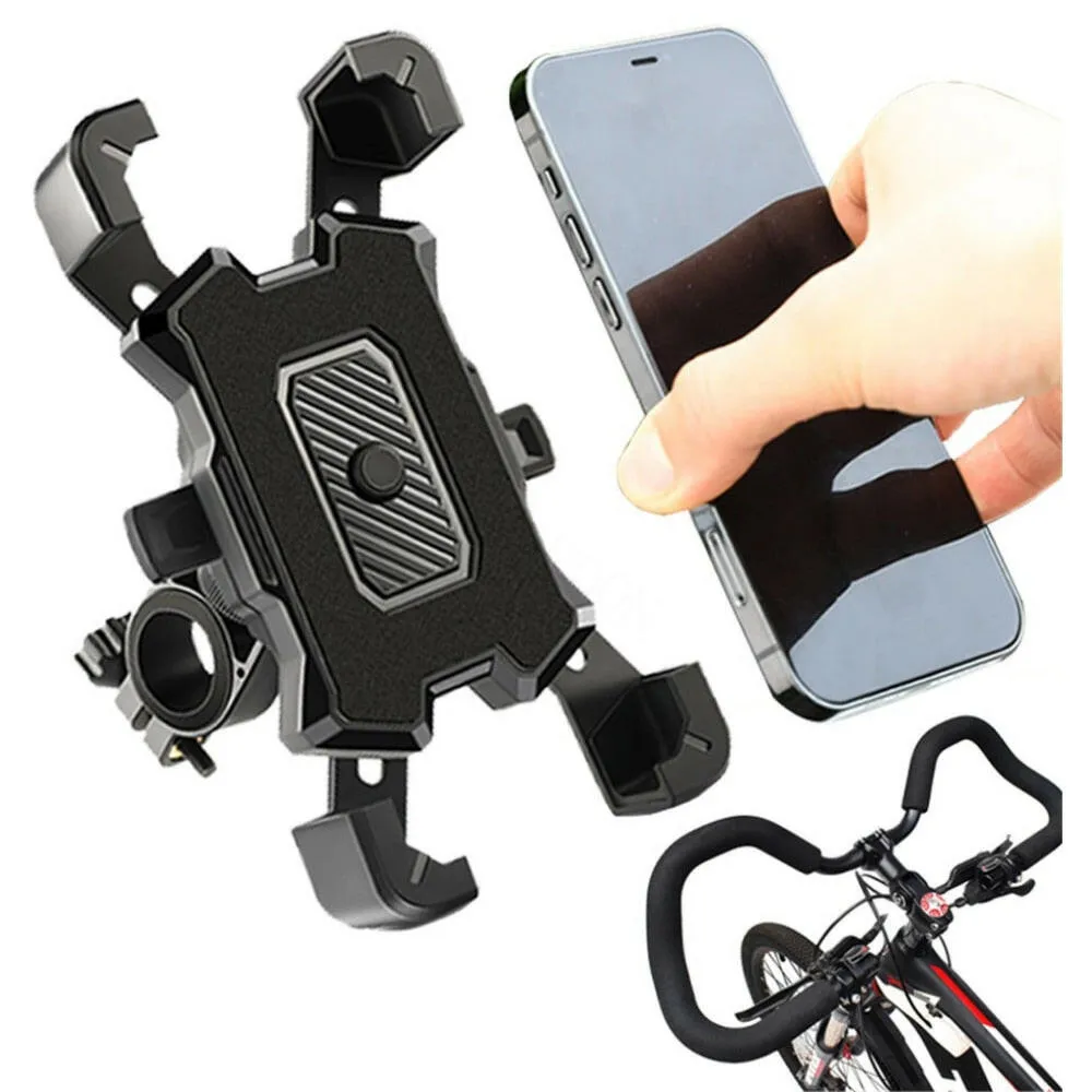 Auto Lock Rearview Mirror Bike Phone Holder Bicycle Mobile Cellphone Holder Easy Open Stonego Motorcycle Support Mount