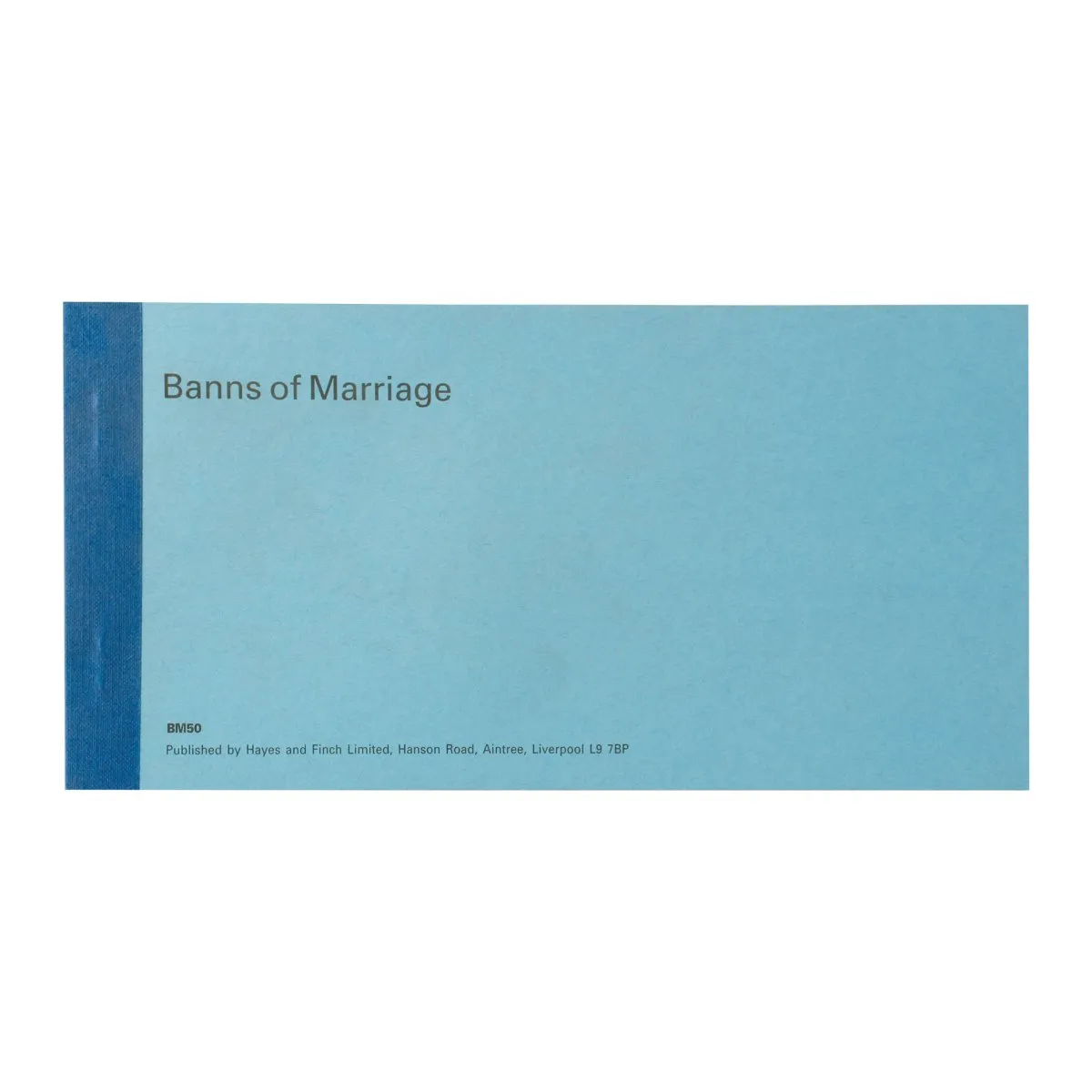 Banns of Marriage Certificates for Church Records