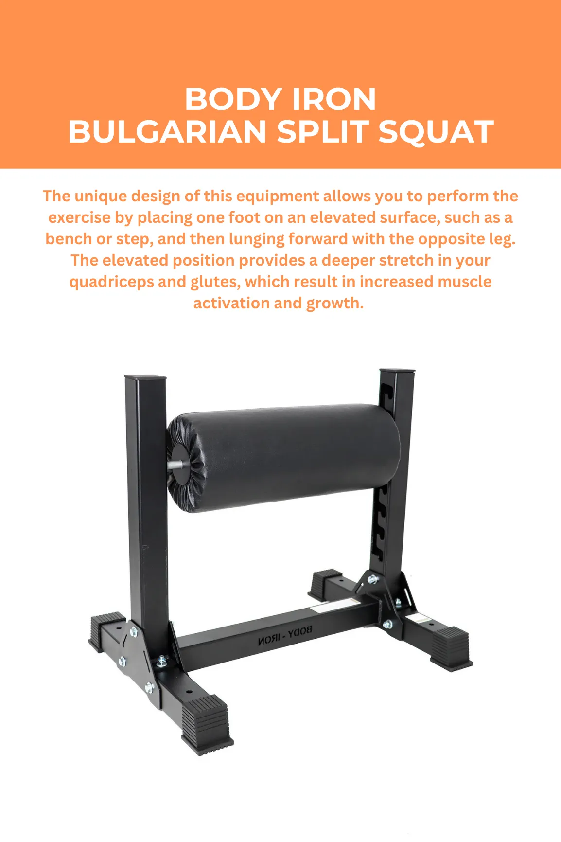 Body Iron Bulgarian Split Squat