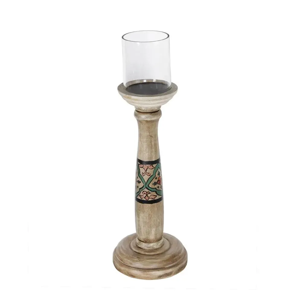 Brunhild Handpainted Candle Holder