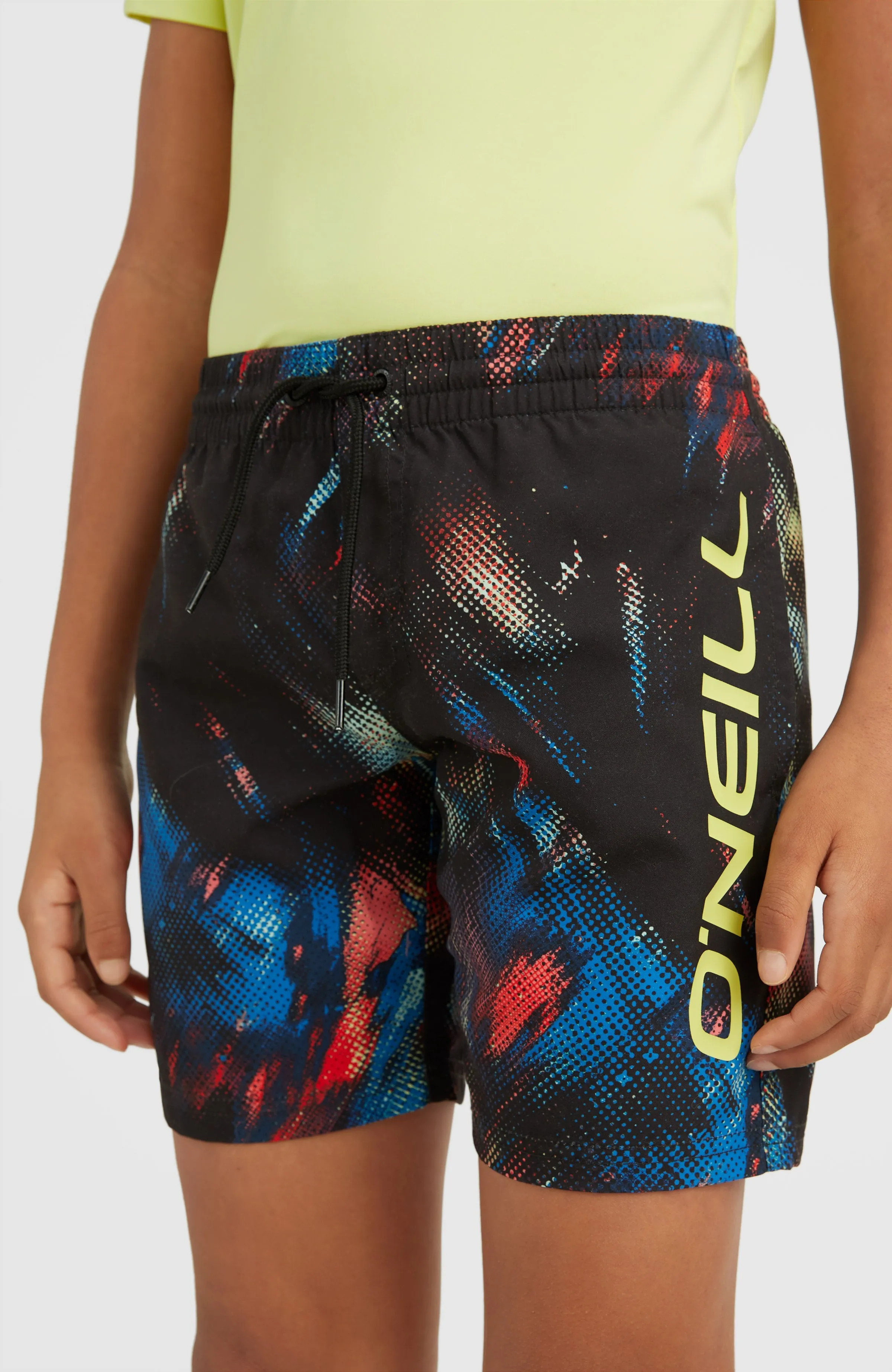 Cali Rutile 14'' Swim Shorts | Black Future Fade