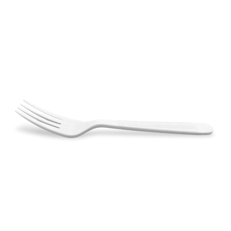 CCF Bulk Heavy Weight PP Plastic Fork - White 1000 Pieces/Case