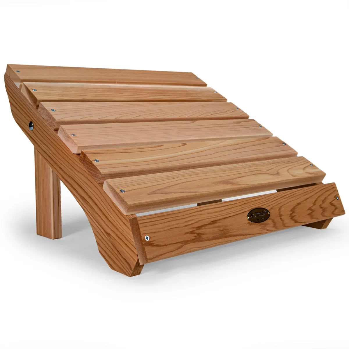 Cedar Adirondack Ottoman - Handcrafted In Canada With Rot Resistant, Untreated, Western Red Cedar.