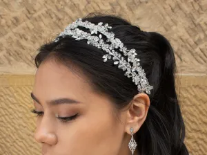 Celina - Twin Band Classical Crystal Headband