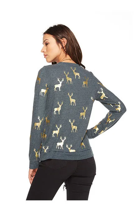 Chaser - Love Knit Long Sleeve Pullover Yosemite