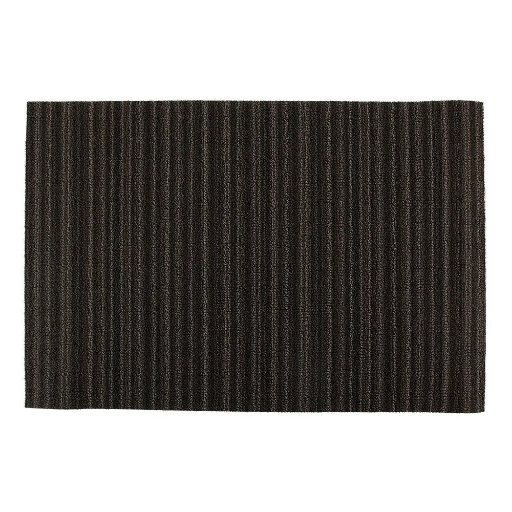 Chilewich Shag Skinny Stripe Floormat Steel