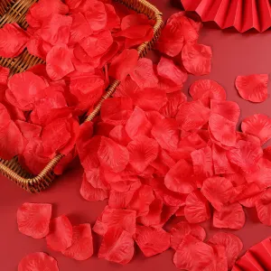 Clearance Bulk 3000 PCS Artificial Silk Rose Petals for for Romantic Night Wedding Events Party Wholesale