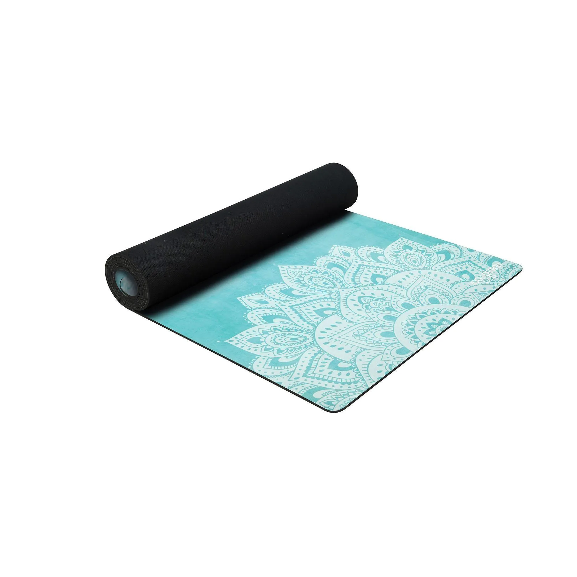 Combo Yoga Mat: 2-in-1 (Mat   Towel) - Mandala Turquoise