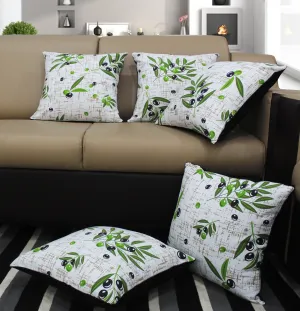 Cotton Olive Leaf Cushion Covers