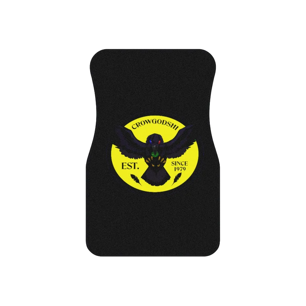 Crowgodshi Car Mats (2x Front), YELLOW