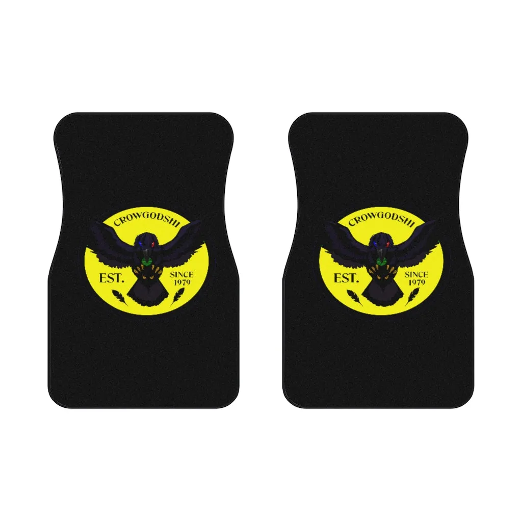 Crowgodshi Car Mats (2x Front), YELLOW