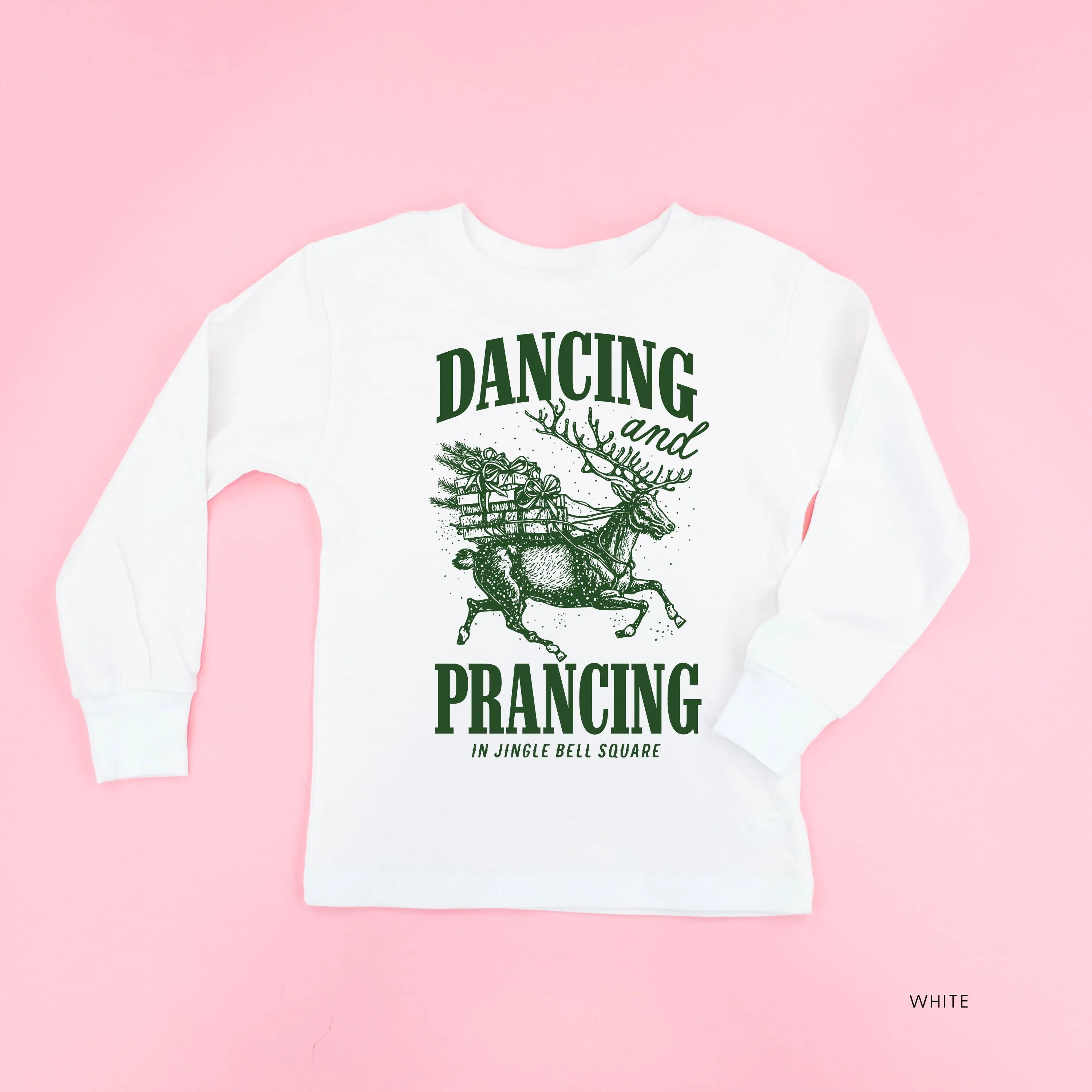 Dancing and Prancing in Jingle Bell Square - Child LONG SLEEVE Tee