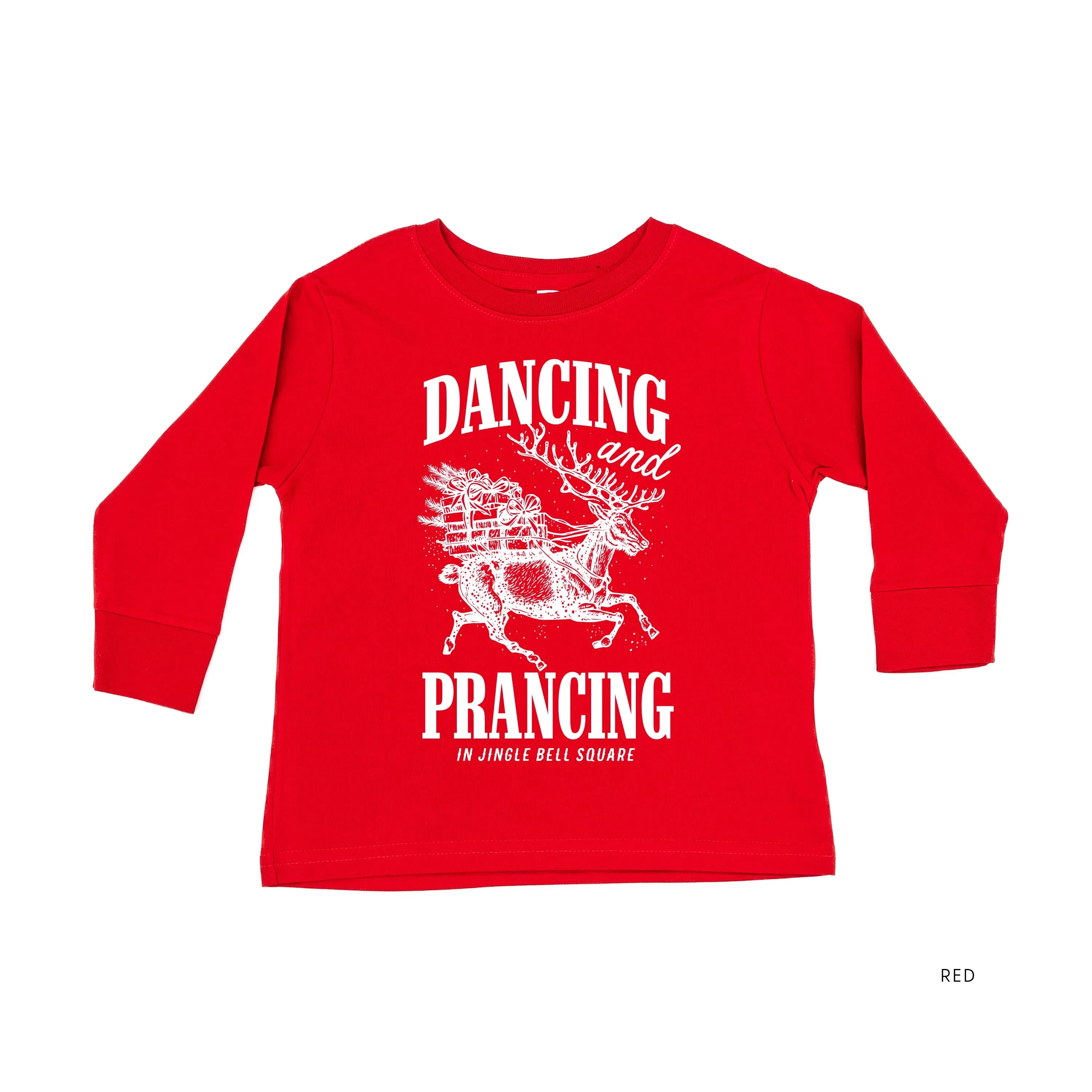 Dancing and Prancing in Jingle Bell Square - Child LONG SLEEVE Tee