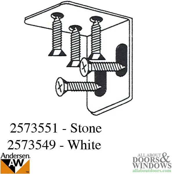 Discontinued 3 Hole Stationary Top Panel Top Bracket - Stone