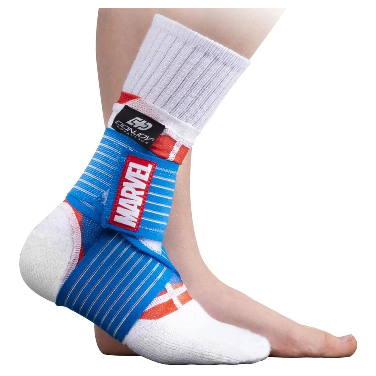 DJO Advantage Ankle Support, Figure 8, Youth, Marvel Captain America Print