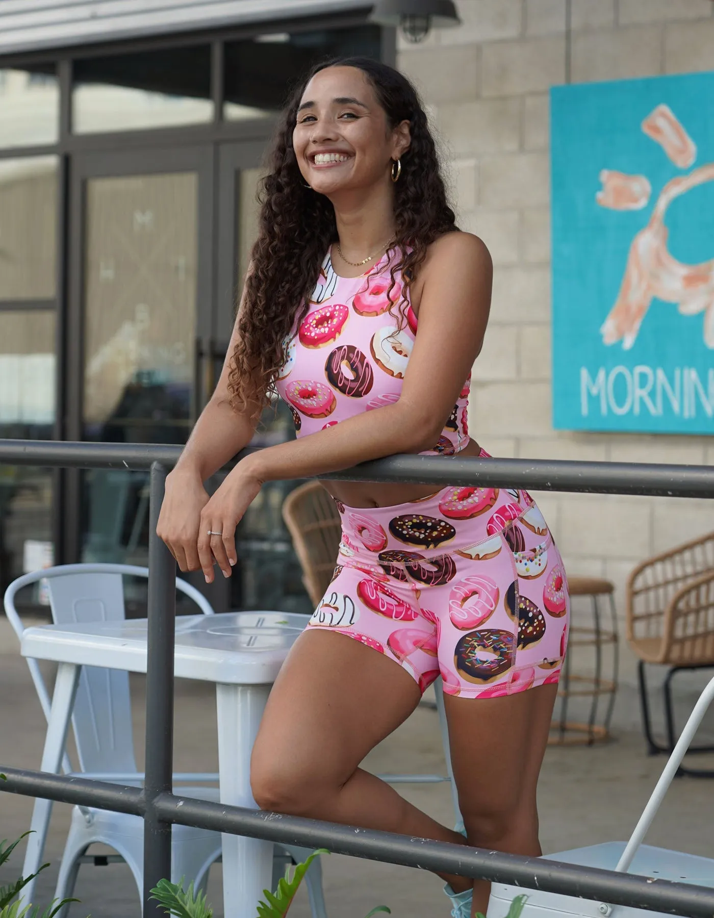 Donut Shorts - Pink