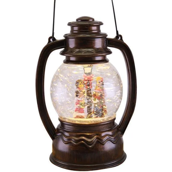 FAMILY CAROLING GLOBE LANTERN