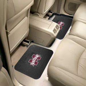 Fanmats Mississippi State Bulldogs Back Seat Car Utility Mats - 2 Piece Set