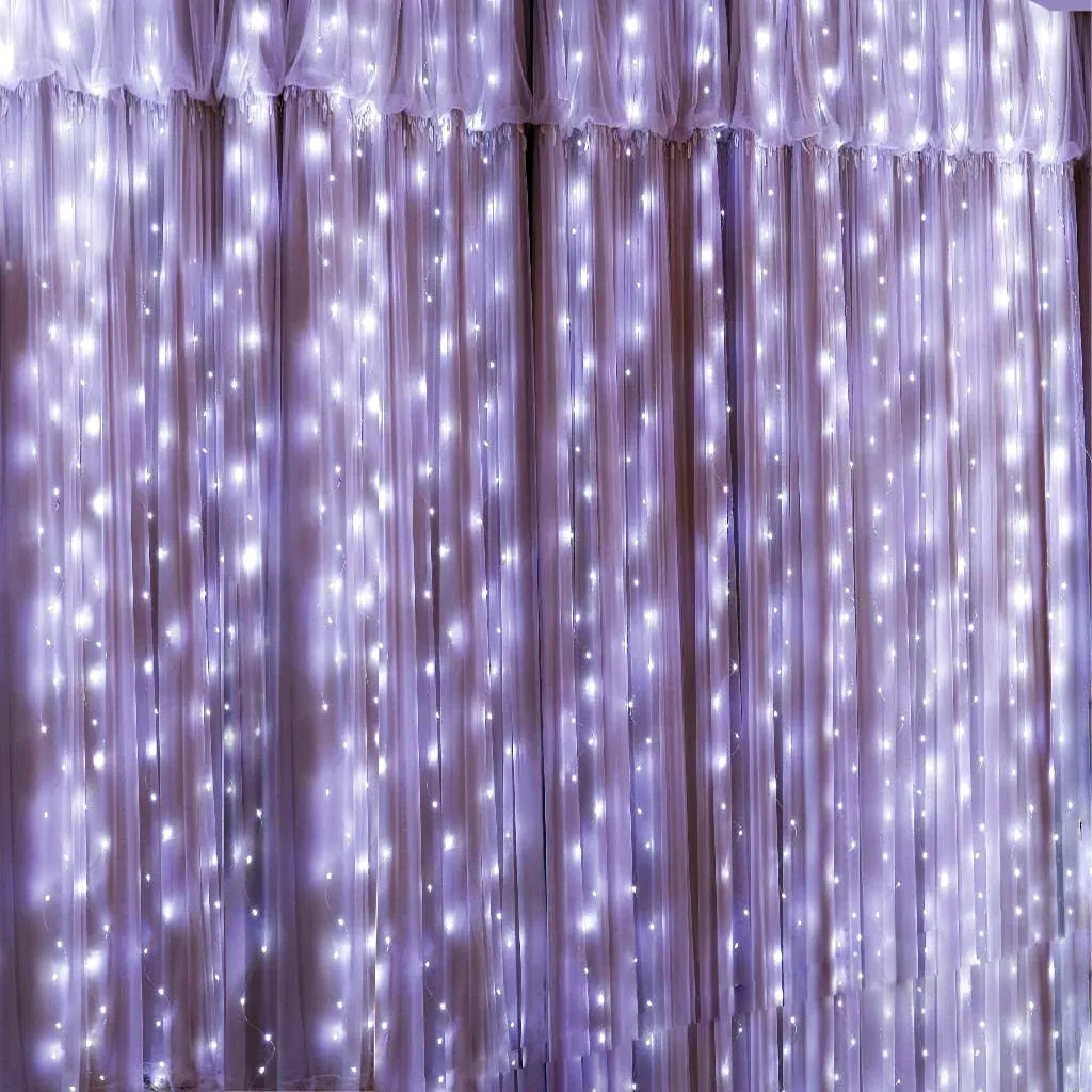 Garland Curtain for Room New Year's Wedding Christmas Lights Decorations Curtains For Home Festoon Led Light Decor Fairy Lights