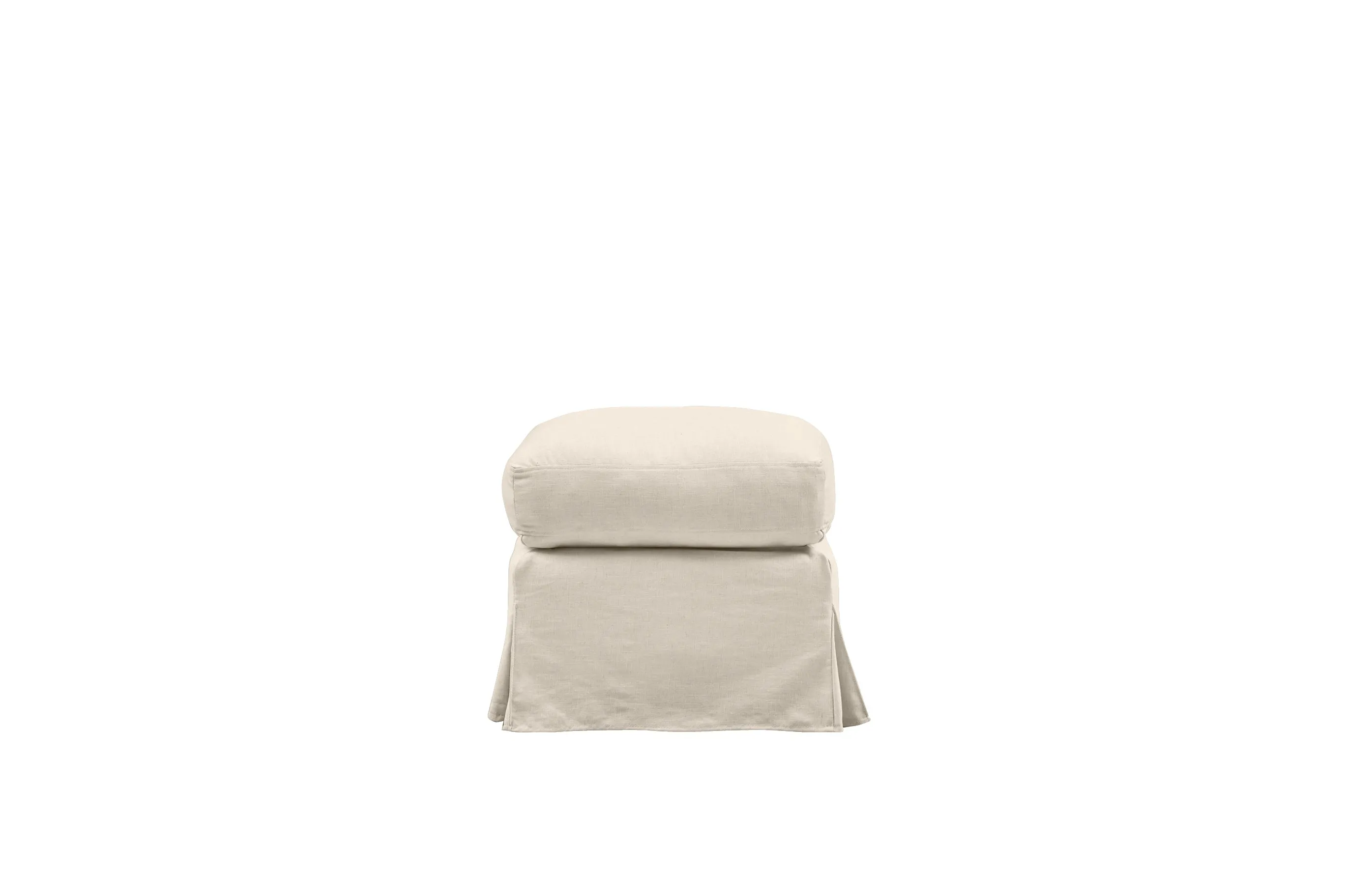 Kate | Footstool Extra Loose Cover | Capri Dove