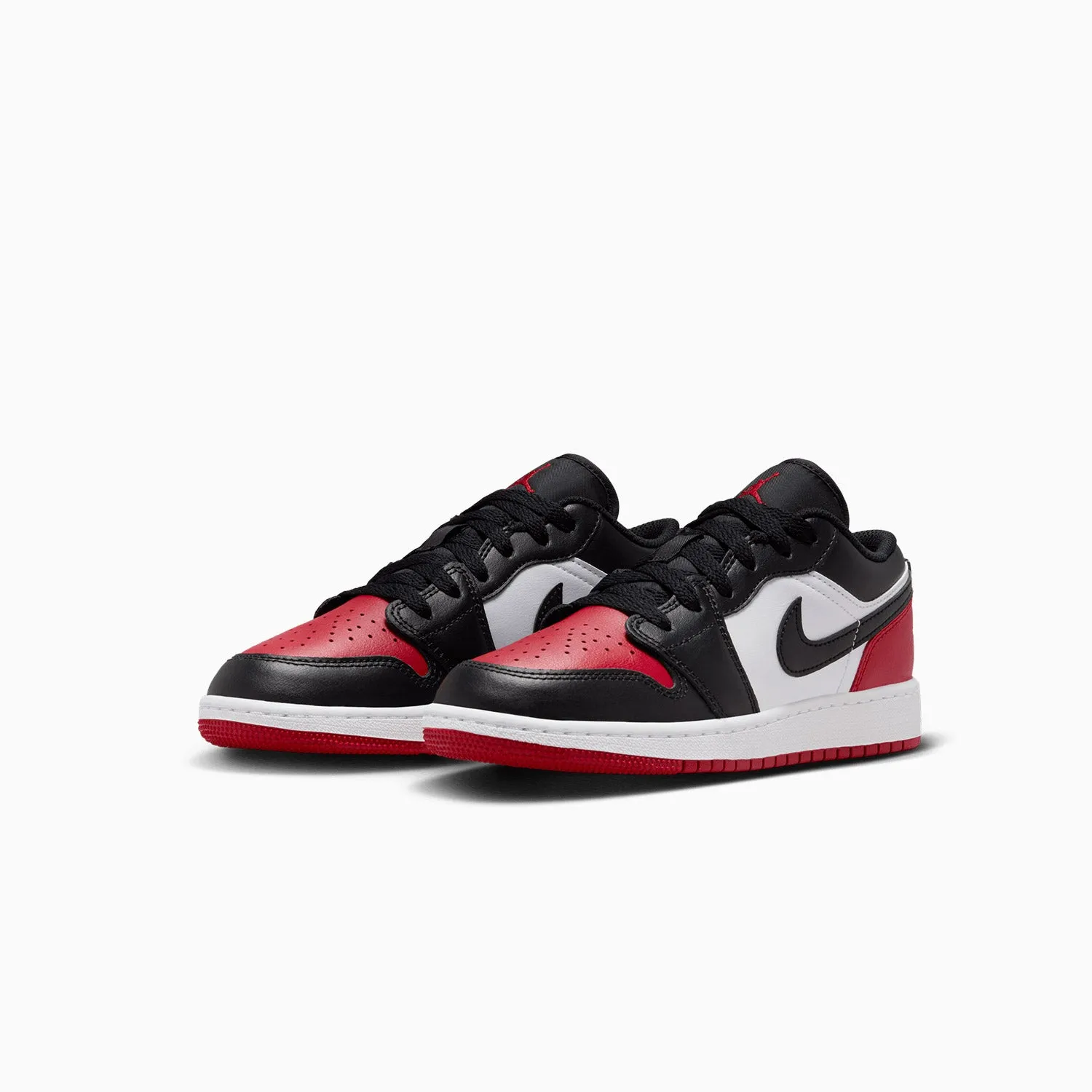 Kid's Air Jordan 1 Low "Bred Toe 2.0" Grade School