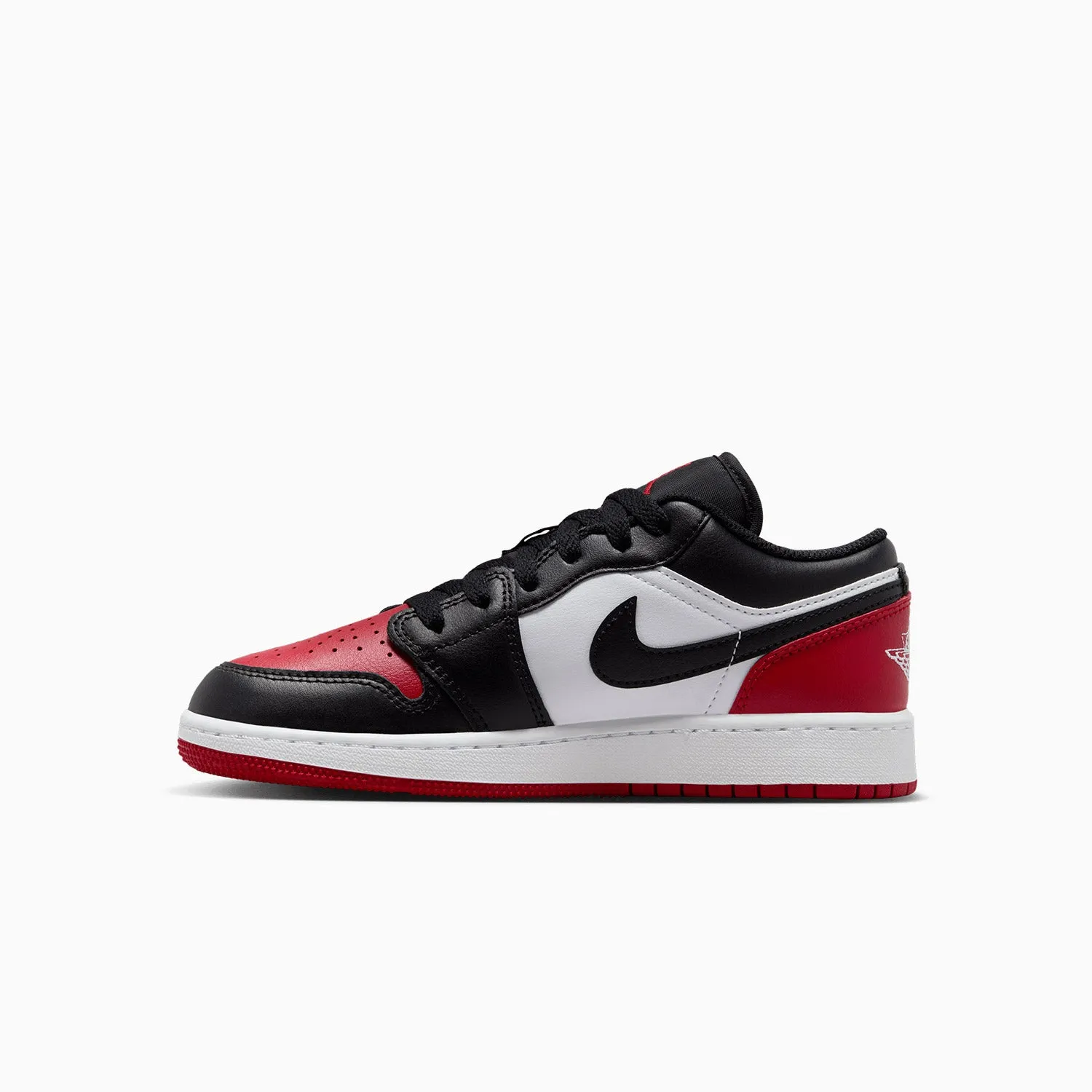 Kid's Air Jordan 1 Low "Bred Toe 2.0" Grade School