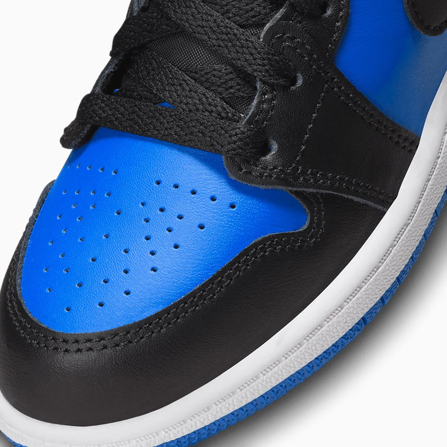 Kid's Air Jordan 1 Mid "Black Royal Blue" Pre School