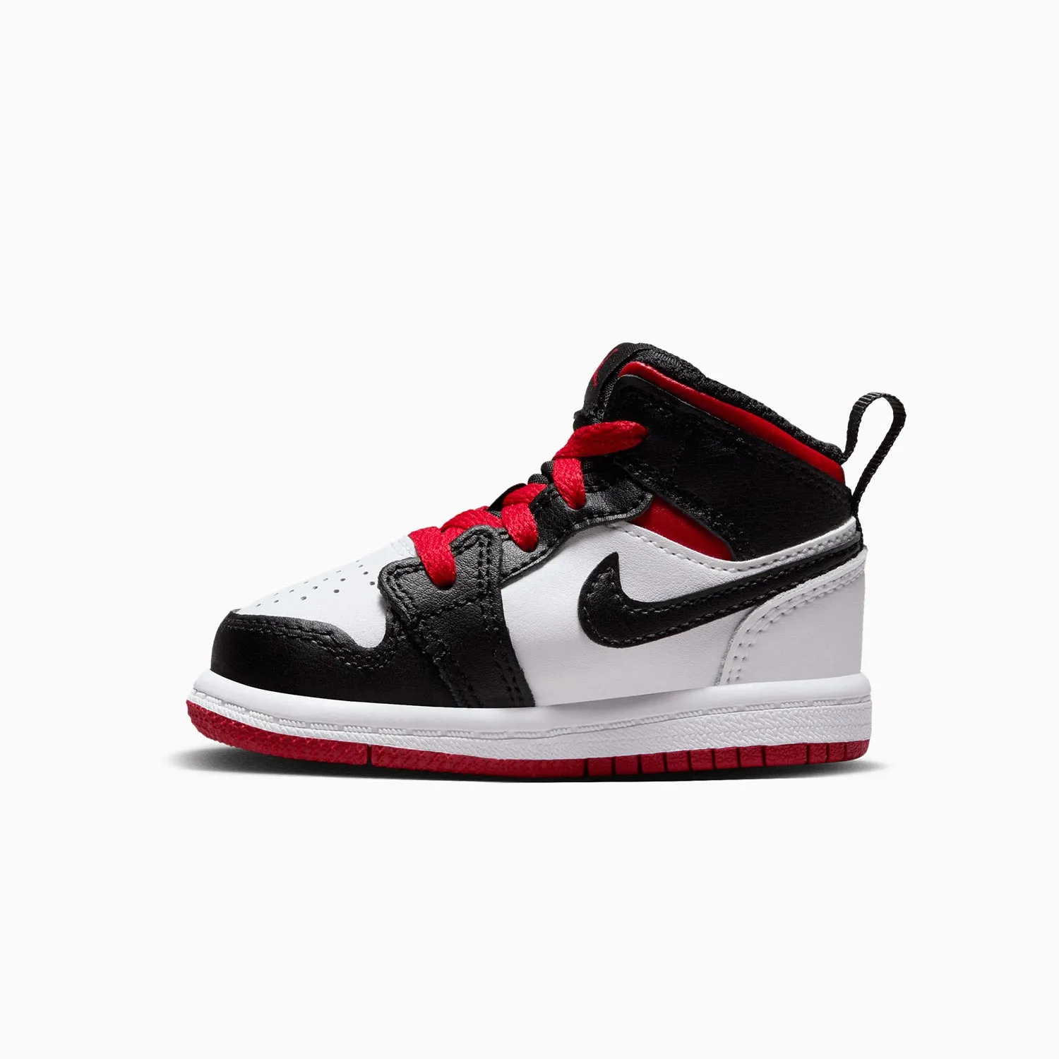 Kid's Air Jordan 1 Mid "White Gym Red" Toddlers