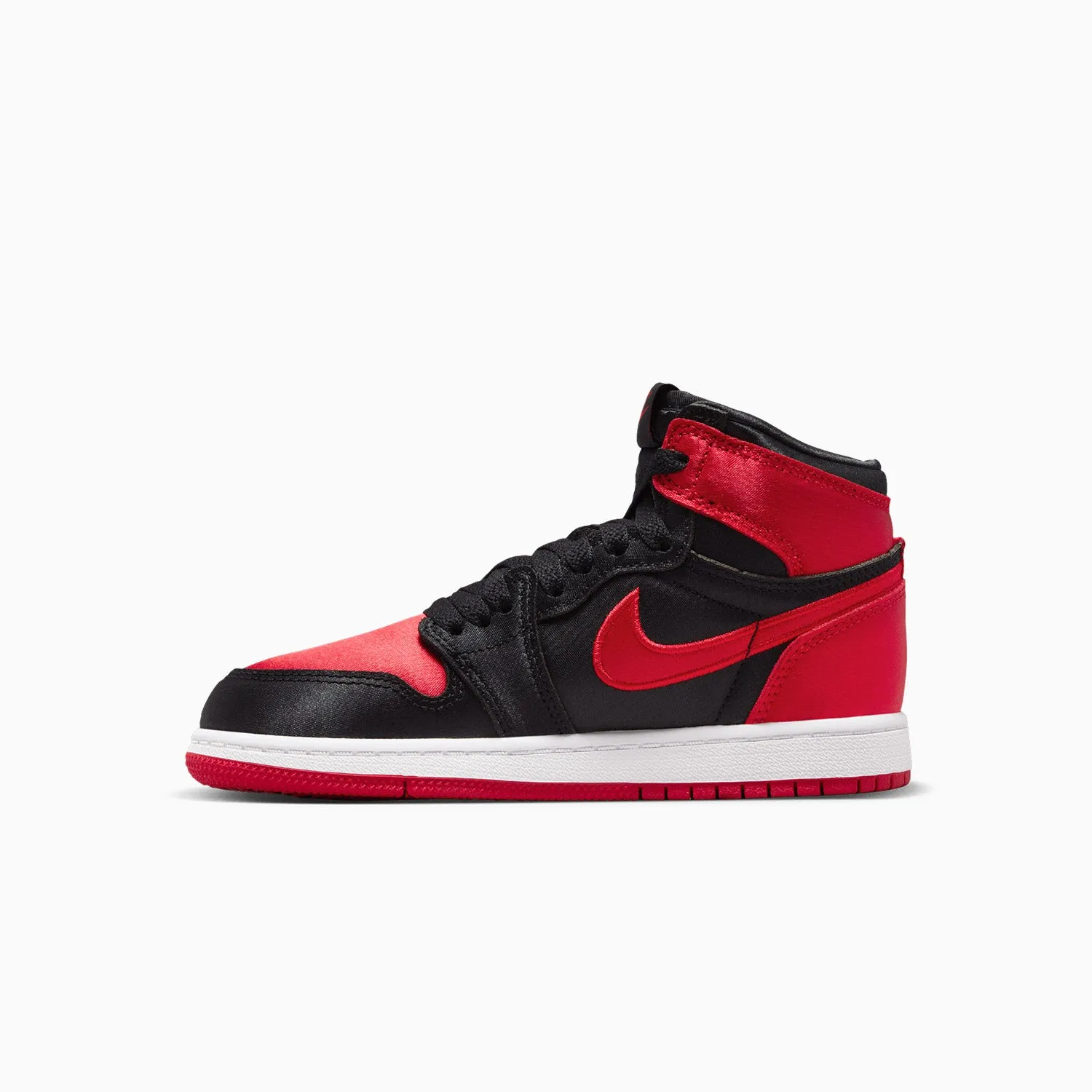 Kid's Air Jordan 1 Retro High OG "Satin Bred" Pre School