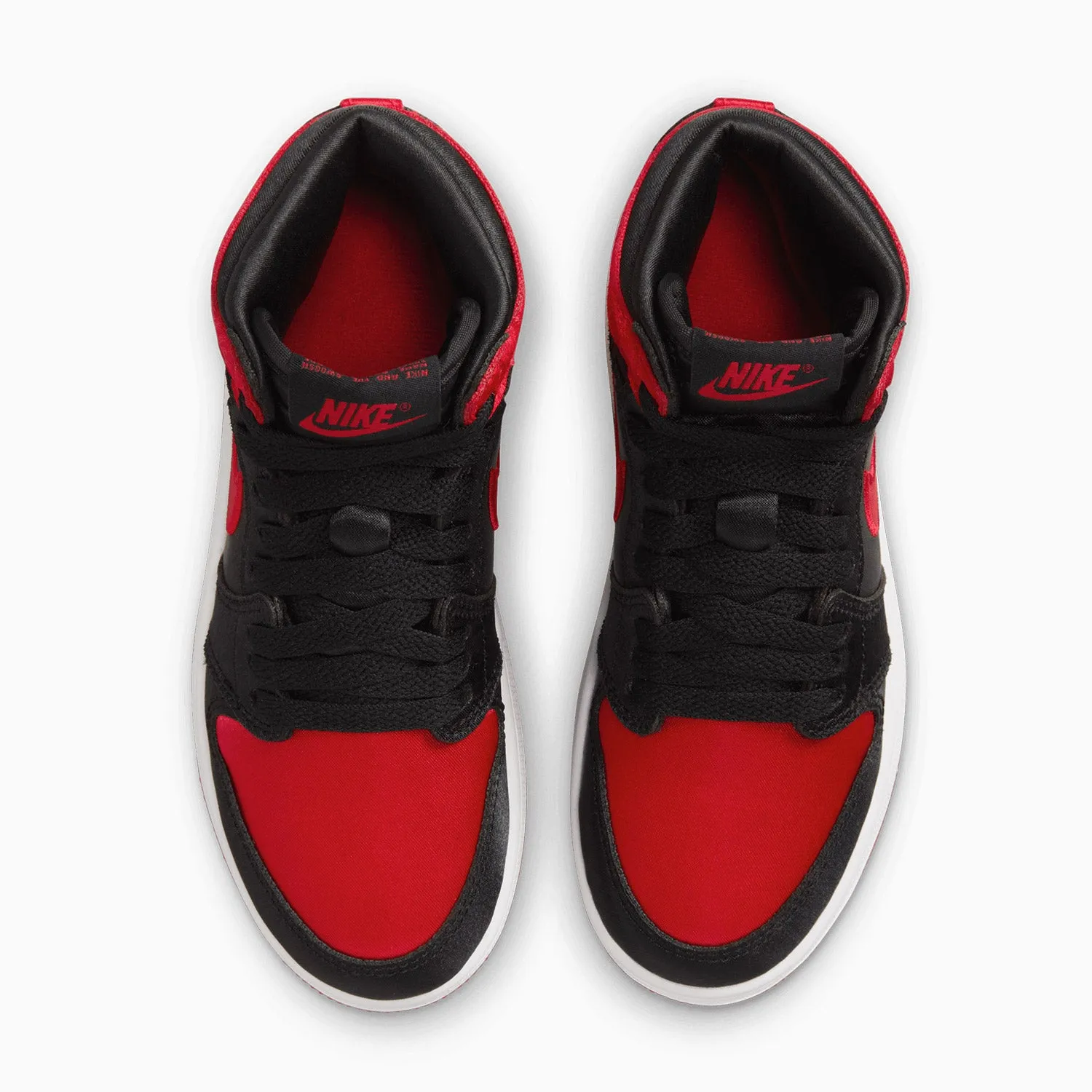 Kid's Air Jordan 1 Retro High OG "Satin Bred" Pre School