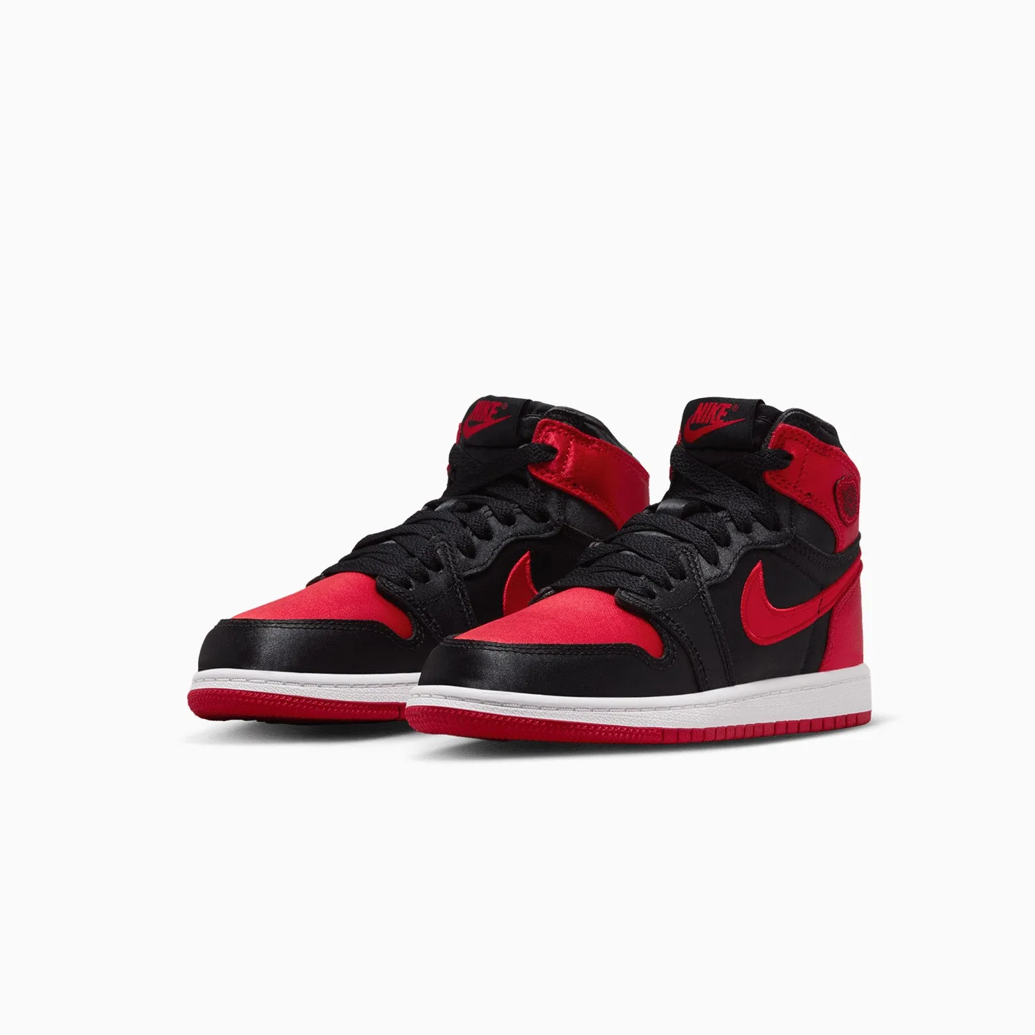 Kid's Air Jordan 1 Retro High OG "Satin Bred" Pre School