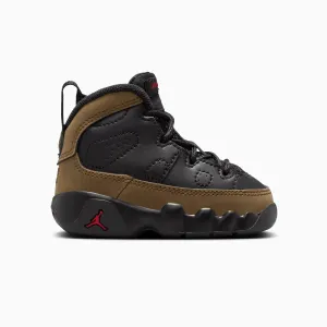 Kid's Air Jordan 9 Retro "Olive" Toddlers