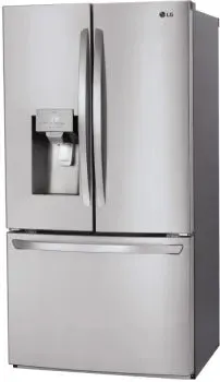 LG LRFS28XBS 28 cu.ft 3 Door French Door, Standard Depth, Ice and Water with Single Ice