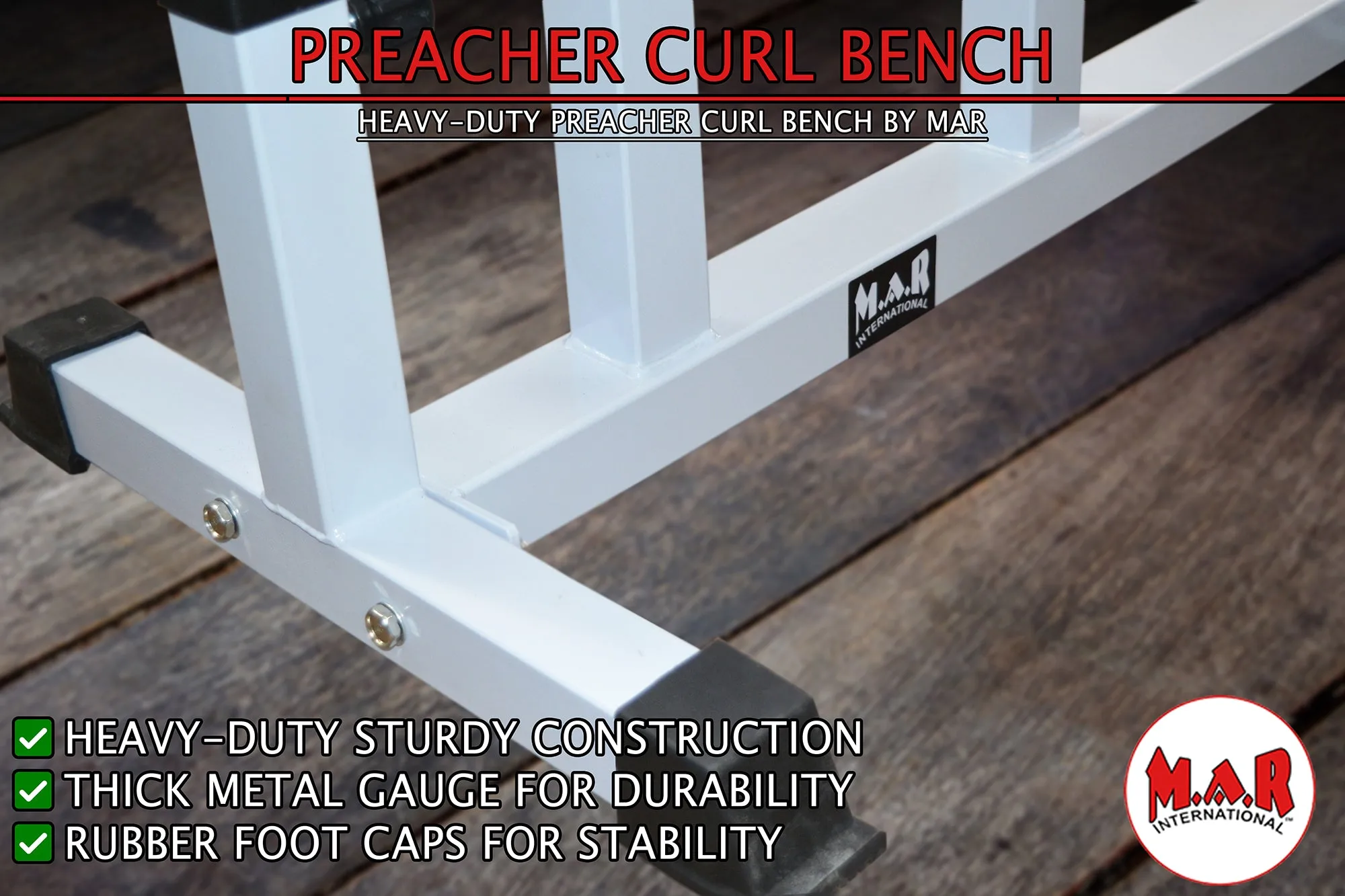 MAR-346 | Preacher Curl Bench