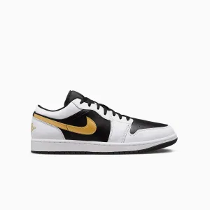 Men's Air Jordan 1 Low "Gold Swoosh"