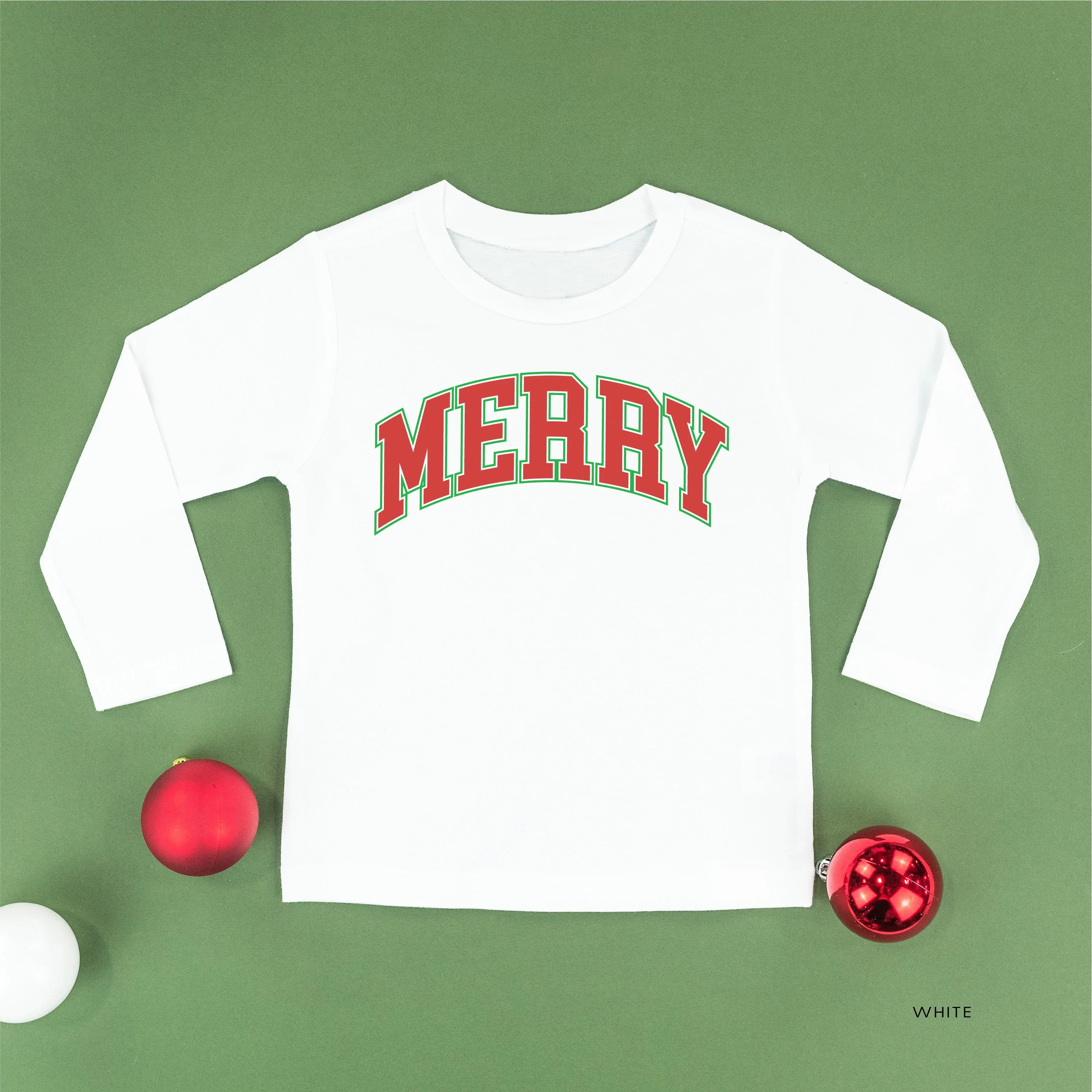 Merry (Varsity) - Child LONG SLEEVE Tee