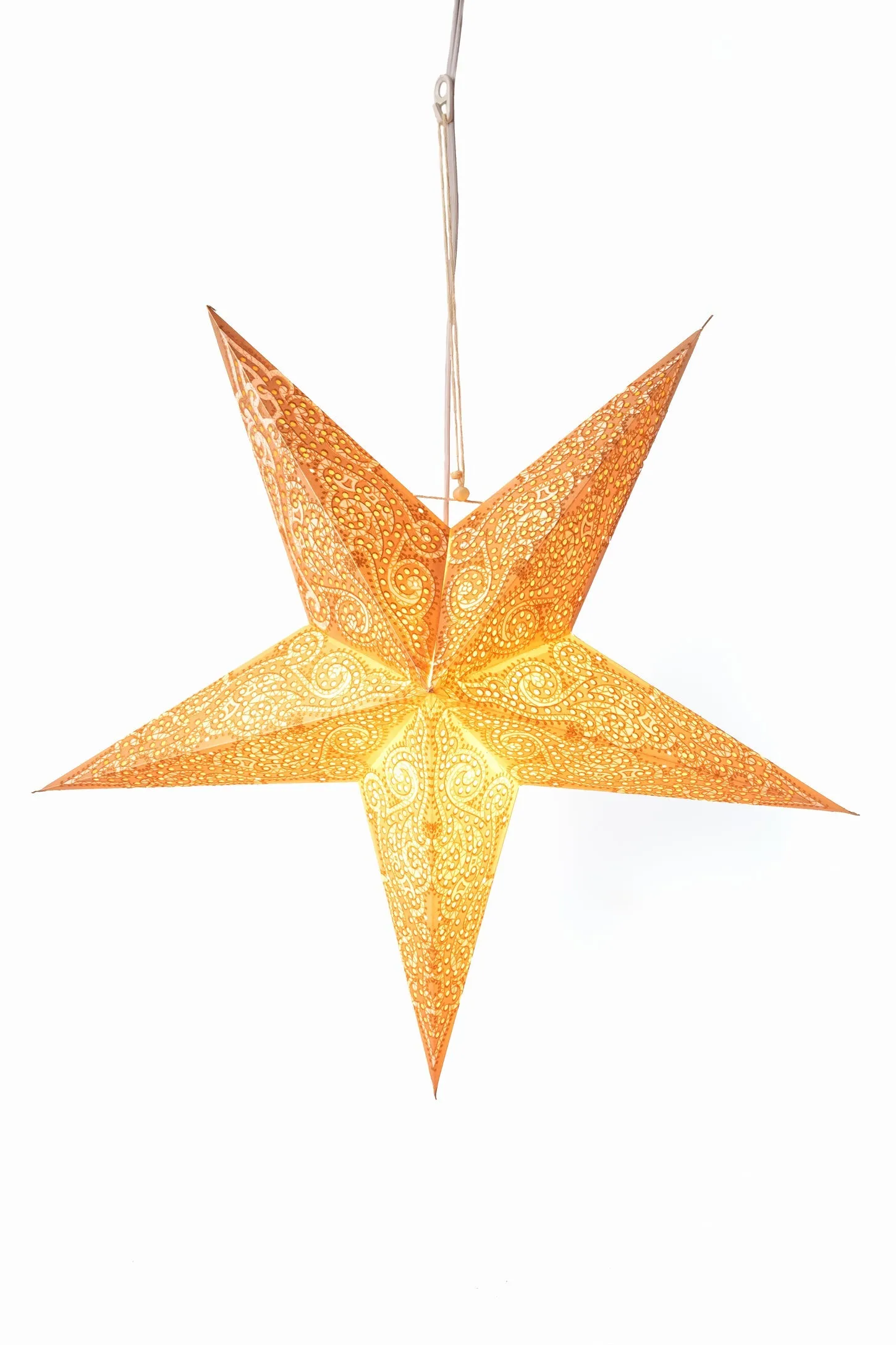 Metallic Star Paper Lanterns