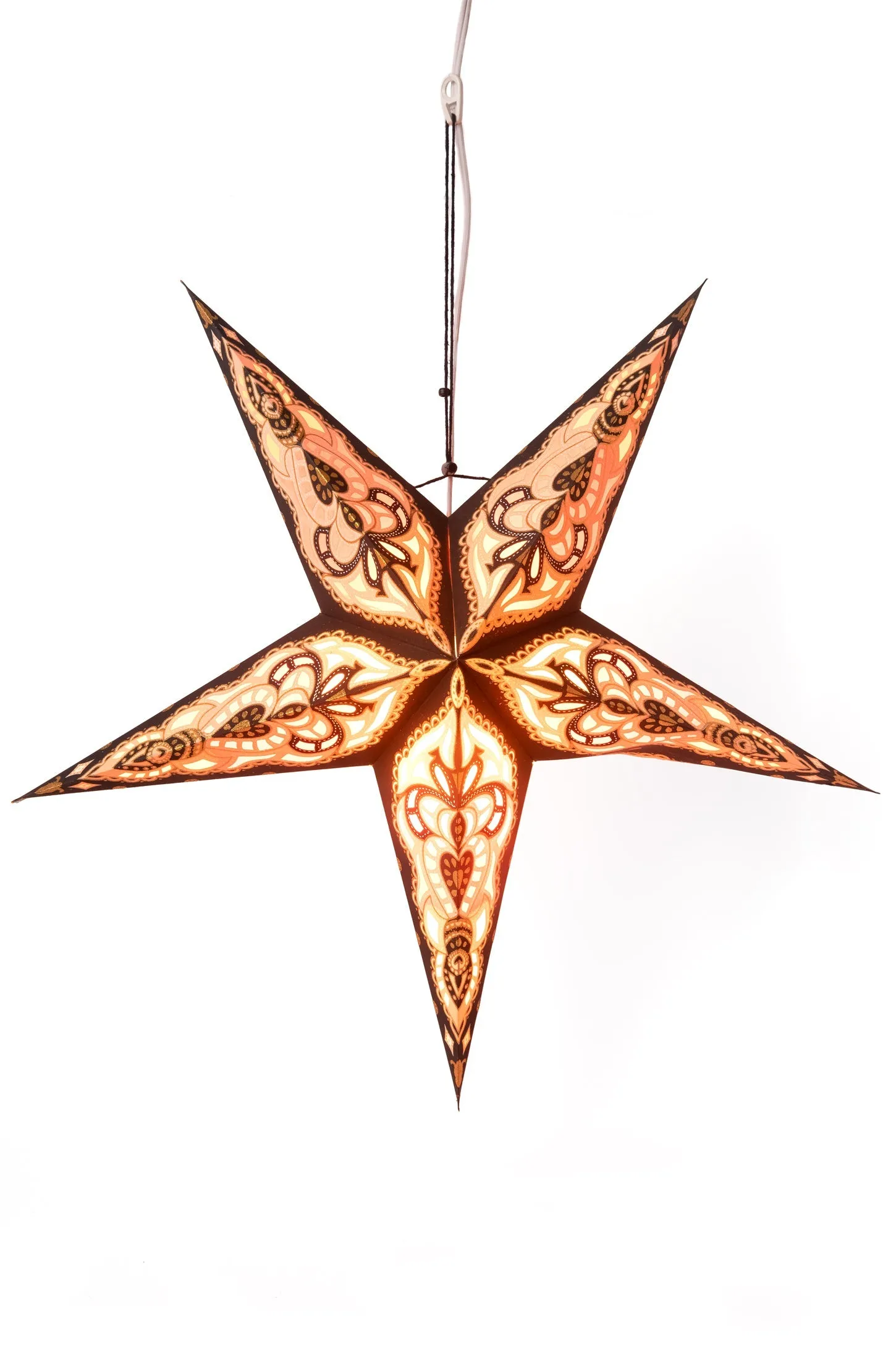 Metallic Star Paper Lanterns