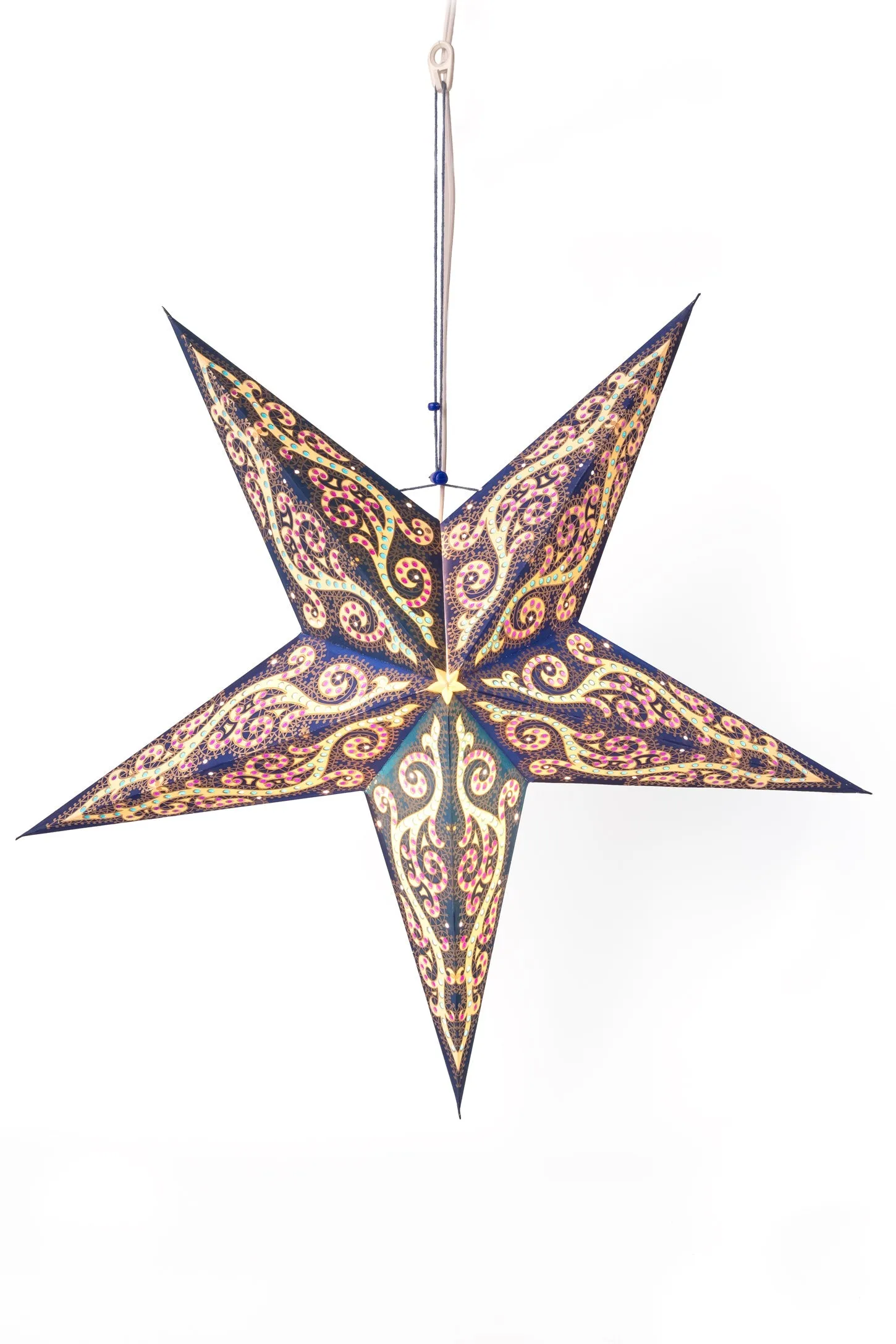 Metallic Star Paper Lanterns