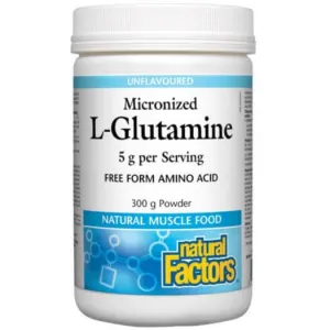 Natural Factors Micronized L-Glutamine Unflavoured 300g