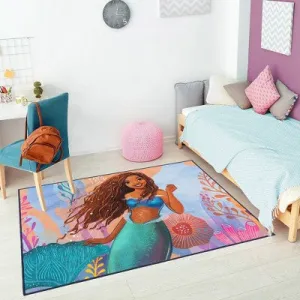 New - 3'3"x4'5" The Little Mermaid Elevated Rug