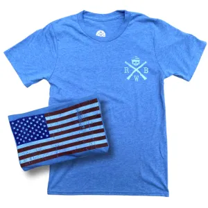 Patriotic American Flag Tee | Made In America